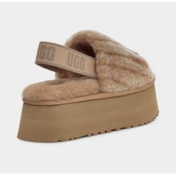 UGG Shoes - UGG Disco Sherpa Corduroy Slide Color: Chestnut